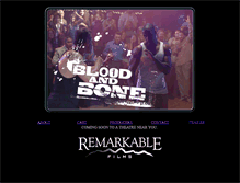 Tablet Screenshot of bloodandbonemovie.com